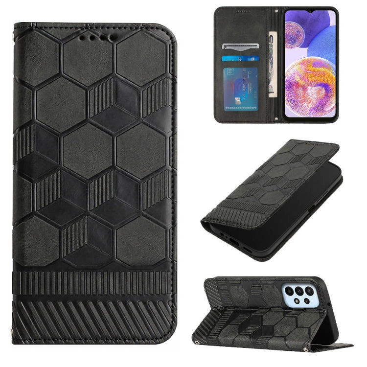 Football Texture Magnetic Leather Flip Phone Case, For Samsung Galaxy A23 5G, For Samsung Galaxy A33 5G, For Samsung Galaxy A53 5G, For Samsung Galaxy A73 5G