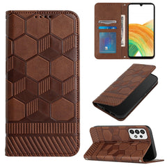 Football Texture Magnetic Leather Flip Phone Case, For Samsung Galaxy A23 5G, For Samsung Galaxy A33 5G, For Samsung Galaxy A53 5G, For Samsung Galaxy A73 5G