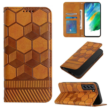 Football Texture Magnetic Leather Flip Phone Case, For Samsung Galaxy S21+ 5G, For Samsung Galaxy S21 Ultra 5G, For Samsung Galaxy S21 FE, For Samsung Galaxy S22 5G