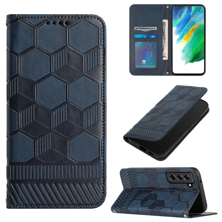 Football Texture Magnetic Leather Flip Phone Case, For Samsung Galaxy S21 FE, For Samsung Galaxy S22 5G, For Samsung Galaxy S22+ 5G, For Samsung Galaxy S22 Ultra 5G