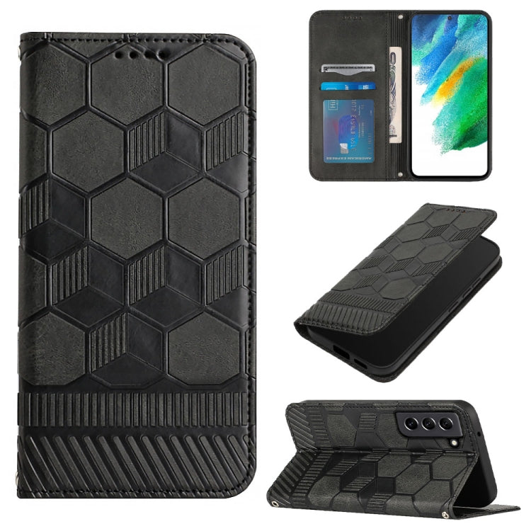 Football Texture Magnetic Leather Flip Phone Case, For Samsung Galaxy S21 FE, For Samsung Galaxy S22 5G, For Samsung Galaxy S22+ 5G, For Samsung Galaxy S22 Ultra 5G