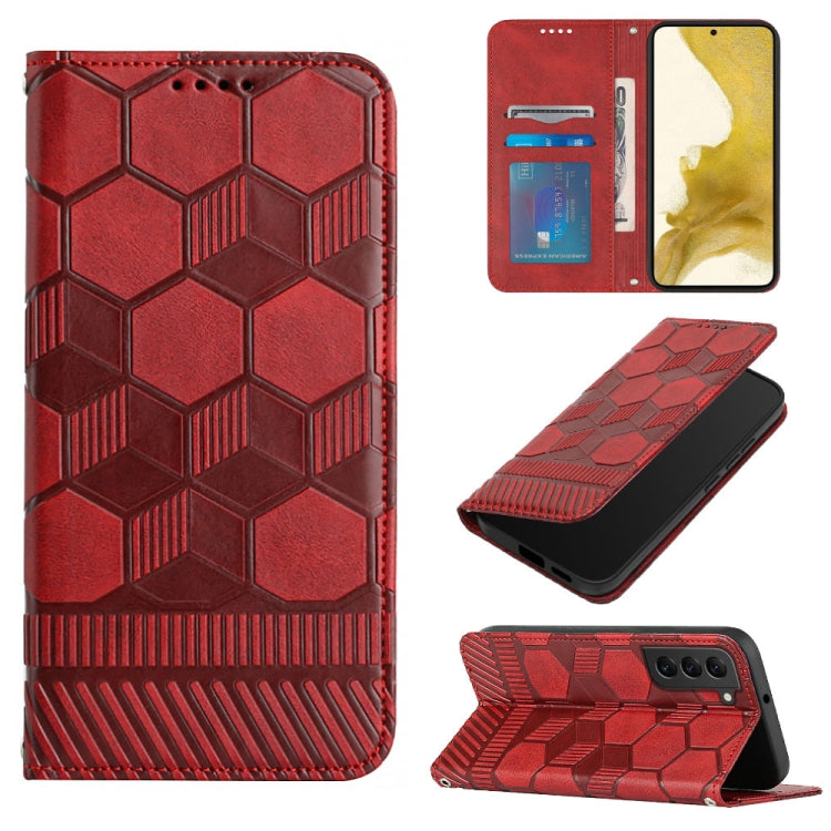 Football Texture Magnetic Leather Flip Phone Case, For Samsung Galaxy S21 FE, For Samsung Galaxy S22 5G, For Samsung Galaxy S22+ 5G, For Samsung Galaxy S22 Ultra 5G