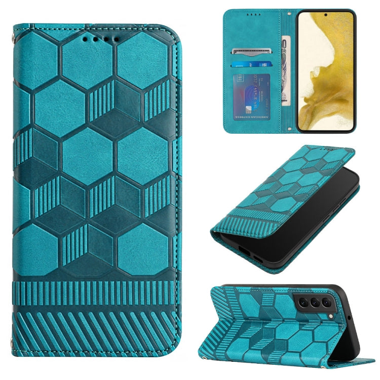 Football Texture Magnetic Leather Flip Phone Case, For Samsung Galaxy S21 FE, For Samsung Galaxy S22 5G, For Samsung Galaxy S22+ 5G, For Samsung Galaxy S22 Ultra 5G