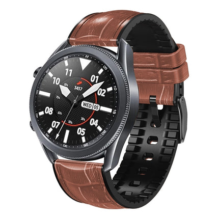 For Huawei Watch GT3 Pro 46mm Bamboo Joint Texture Silicone Leather Watch Band