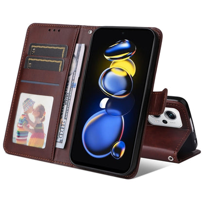 Calf Texture Leather Phone Case, For Xiaomi Redmi K40S / Poco F4, For Xiaomi Redmi Note 11T Pro/Poco X4 GT