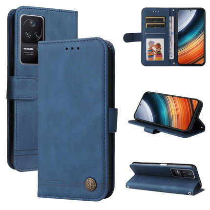 Skin Feel Life Tree Metal Button Leather Case, For Xiaomi Redmi K40S / Poco F4, For Xiaomi Redmi Note 11T Pro/Poco X4 GT