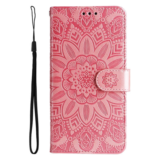 Embossed Sunflower Leather Phone Case, For Xiaomi Redmi K40S / Poco F4, For Xiaomi Redmi Note 11T Pro/Poco X4 GT, For Infinix Hot 12, For Infinix Hot 12 Play