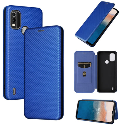 Carbon Fiber Texture Magnetic Flip Leather Phone Case, For HTC Desire 22 Pro, For Realme C30, For Nokia C21 Plus, For Xiaomi 12S Ultra