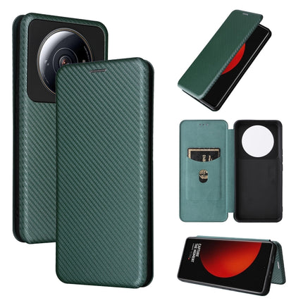 Carbon Fiber Texture Magnetic Flip Leather Phone Case, For HTC Desire 22 Pro, For Realme C30, For Nokia C21 Plus, For Xiaomi 12S Ultra