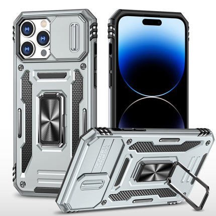 Armor PC + TPU Camera Shield Phone Case, For iPhone 14, For iPhone 14 Plus, For iPhone 14 Pro, For iPhone 14 Pro Max