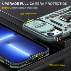 Armor PC + TPU Camera Shield Phone Case, For iPhone 13, For iPhone 13 Pro, For iPhone 13 Pro Max, For iPhone 12