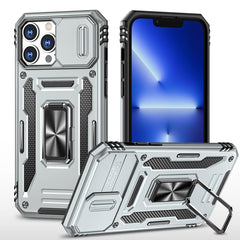 Armor PC + TPU Camera Shield Phone Case, For iPhone 13, For iPhone 13 Pro, For iPhone 13 Pro Max, For iPhone 12