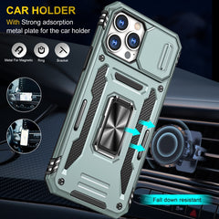 Armor PC + TPU Camera Shield Phone Case, For iPhone 12 Pro Max