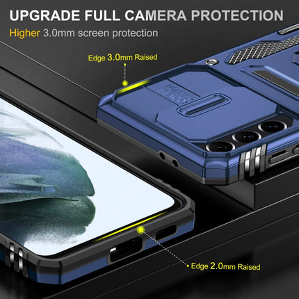Armor PC + TPU Camera Shield Phone Case, For Samsung Galaxy S21 5G, For Samsung Galaxy S21+ 5G, For Samsung Galaxy S21 Ultra 5G, For Motorola Moto G22