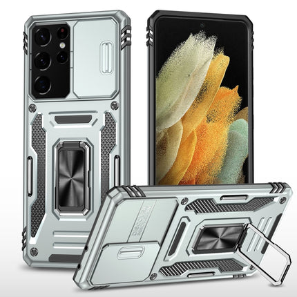 Armor PC + TPU Camera Shield Phone Case, For Samsung Galaxy S21 5G, For Samsung Galaxy S21+ 5G, For Samsung Galaxy S21 Ultra 5G, For Motorola Moto G22