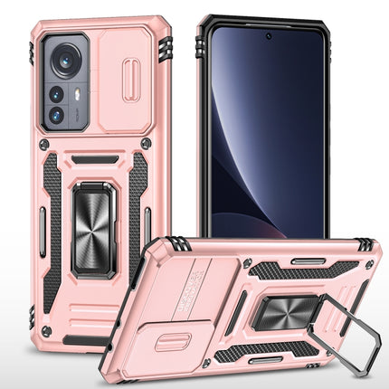 Armor PC + TPU Camera Shield Phone Case, For Samsung Galaxy A12 5G/4G / M12 / F12, For Xiaomi 12 Pro, For Samsung Galaxy A32 5G, For Samsung Galaxy A52 5G/4G