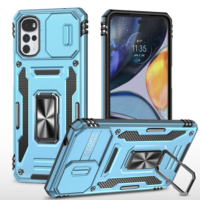 Armor PC + TPU Camera Shield Phone Case, For Samsung Galaxy S21 5G, For Samsung Galaxy S21+ 5G, For Samsung Galaxy S21 Ultra 5G, For Motorola Moto G22