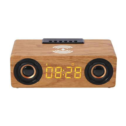 K1 Multifunctional Desktop Wooden Bluetooth Speaker Wireless Loudspeaker