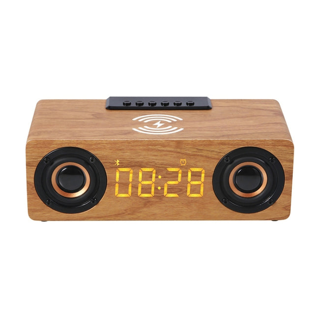 K1 Multifunctional Desktop Wooden Bluetooth Speaker Wireless Loudspeaker