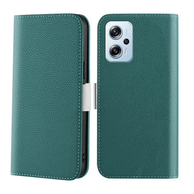 Candy Color Litchi Texture Leather Phone Case, For Xiaomi Poco X4 GT 5G