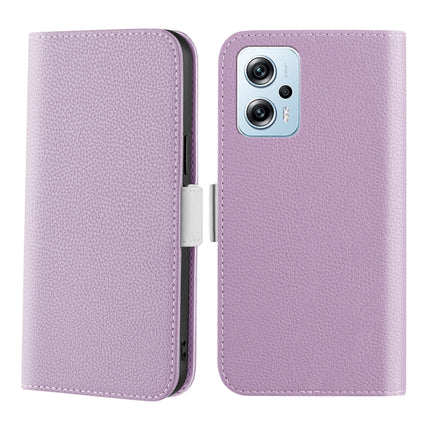 Candy Color Litchi Texture Leather Phone Case, For Xiaomi Poco X4 GT 5G