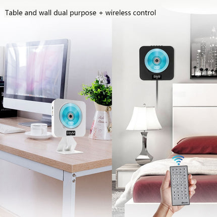 Kecag KC-608 Wall Mounted HD DVD Player Bluetooth CD Player, KC-608(White), KC-608(Blue), KC-608(Black)