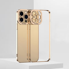 Electroplating High Transparent TPU Phone Case, For iPhone 14, For iPhone 14 Plus, For iPhone 14 Pro
