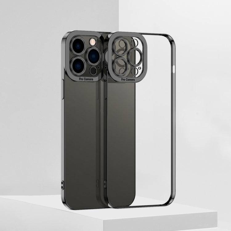 Electroplating High Transparent TPU Phone Case, For iPhone 14 Pro Max