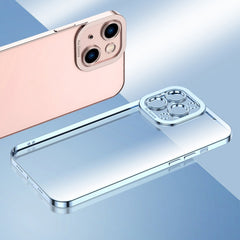 Electroplating High Transparent TPU Phone Case, For iPhone 14 Pro Max