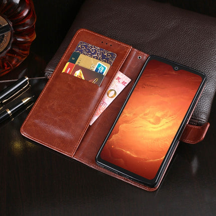 idewei Crazy Horse Texture Horizontal Flip Leather Case with Holder & Card Slots & Wallet