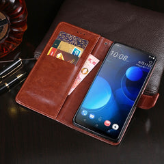 idewei Crazy Horse Texture Horizontal Flip Leather Case with Holder & Card Slots & Wallet, For HTC Desire 19+, For Huawei P40, For Huawei P40 Pro