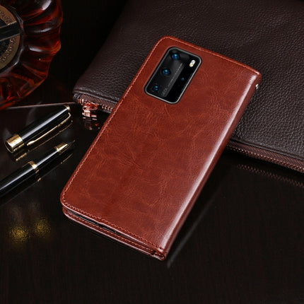 idewei Crazy Horse Texture Horizontal Flip Leather Case with Holder & Card Slots & Wallet, For Huawei P40 Pro, For OPPO Find X2 Pro, For Xiaomi Redmi Note 9S
