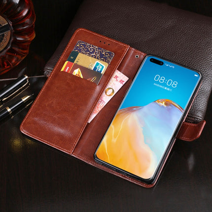 idewei Crazy Horse Texture Horizontal Flip Leather Case with Holder & Card Slots & Wallet, For Huawei P40 Pro, For OPPO Find X2 Pro, For Xiaomi Redmi Note 9S