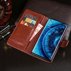 idewei Crazy Horse Texture Horizontal Flip Leather Case with Holder & Card Slots & Wallet, For OPPO Find X2 Pro, For OPPO Realme X50 Pro, For Xiaomi Redmi Note 9S