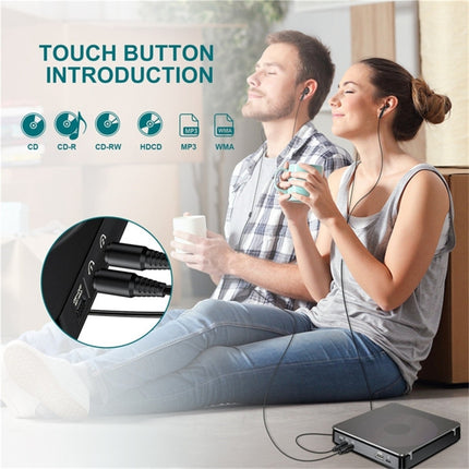 Kecag KC-708 Portable Retro Disc Album CD Player, Disc Album CD Player(Black)