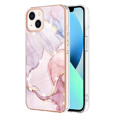 Electroplating Marble Pattern Dual-side IMD TPU Shockproof Phone Case, For iPhone 14, For iPhone 14 Pro, For iPhone 14 Plus, For iPhone 14 Pro Max