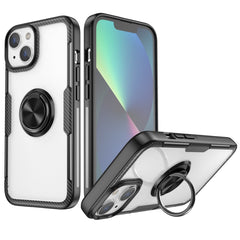 Shockproof Transparent TPU + Acrylic Protective Phone Case with Ring Holder, For iPhone 14 Pro Max, For iPhone 14 Pro, For iPhone 14 Max, For iPhone 14