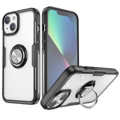 Shockproof Transparent TPU + Acrylic Protective Phone Case with Ring Holder, For iPhone 14 Pro Max, For iPhone 14 Pro, For iPhone 14 Max, For iPhone 14