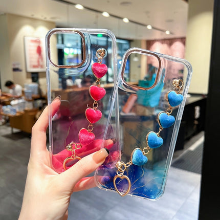 Gold Halo Marble Pattern Case with Bracelet, For iPhone 14, For iPhone 14 Plus, For iPhone 14 Pro, For iPhone 14 Pro Max, For iPhone 13, For iPhone 13 Pro