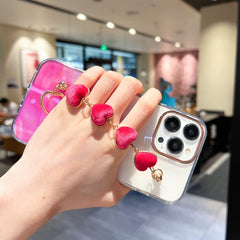Gold Halo Marble Pattern Case with Bracelet, For iPhone 13 Pro Max, For iPhone 12, For iPhone 12 Pro, For iPhone 12 Pro Max, For iPhone 11, For iPhone 11 Pro