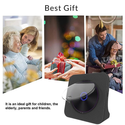 Kecag KC-806 Retro Bluetooth Music Disc Album CD Player, Plug-in Version, Rechargeable Version