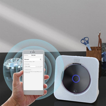 Kecag KC-806 Retro Bluetooth Music Disc Album CD Player, Plug-in Version, Rechargeable Version