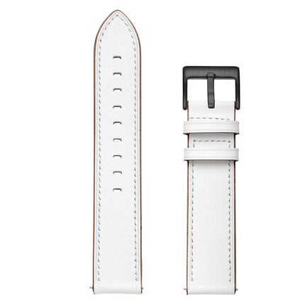 First Layer Leather Sewing Thread Watch Band 20mm / 22mm, For Huawei Watch GT3 Pro 43mm / 46mm