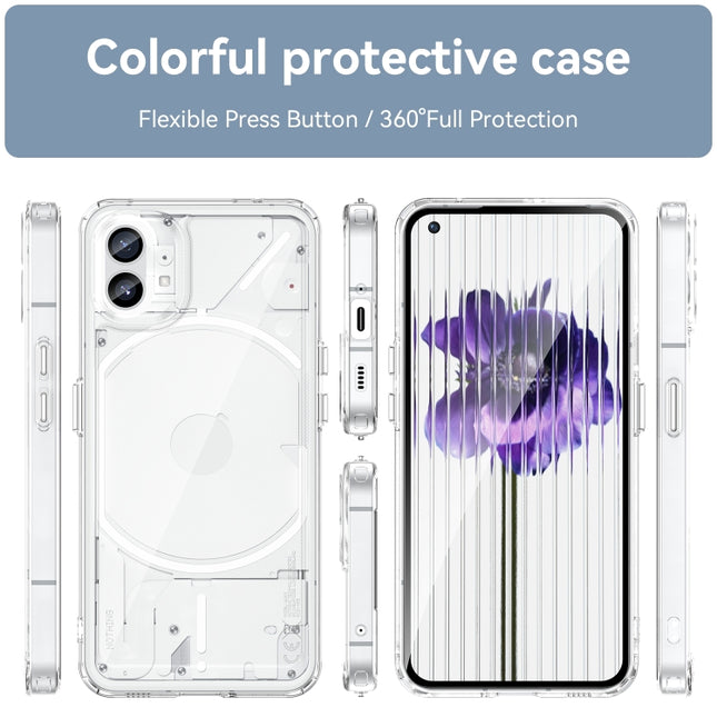 Colorful Series Acrylic + TPU Phone Case, For Nothing Phone 1