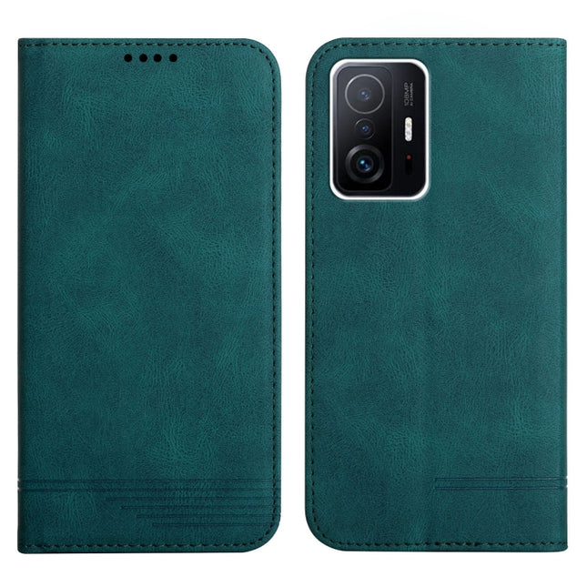 Strong Magnetic Leather Case, For Xiaomi 11T / 11T Pro, For Xiaomi Poco M3