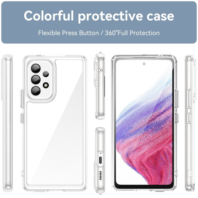Colorful Series Acrylic + TPU Phone Case, For Samsung Galaxy A53, For Samsung Galaxy A13 4G, For Samsung Galaxy A13 5G