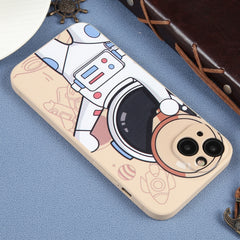 Spaceman Binoculars Phone Case, For iPhone 14, For iPhone 14 Pro, For iPhone 14 Plus, For iPhone 14 Pro Max