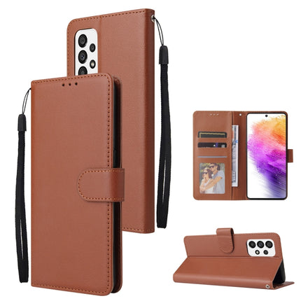 3 Card Slots Multifunctional Leather Phone Case, For Samsung Galaxy A33 5G, For Samsung Galaxy A53 5G, For Samsung Galaxy A73 5G