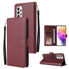 For Samsung Galaxy A73 5G / Wine Red