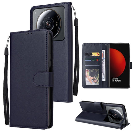 3 Card Slots Multifunctional Leather Phone Case, For Xiaomi 12 Lite, For Xiaomi 12S Ultra